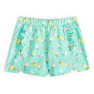 Wanderling Baby Girls' Floral Flutter Short