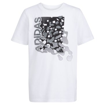 Adidas Big Boys' Camo Hook Tee