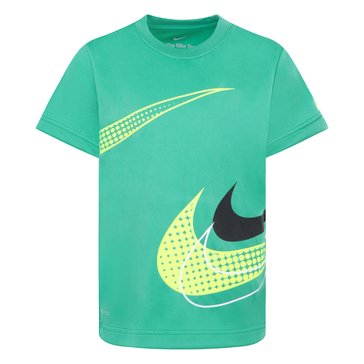 Nike Little Boys Swoosh Wrap Dri Fit Tee