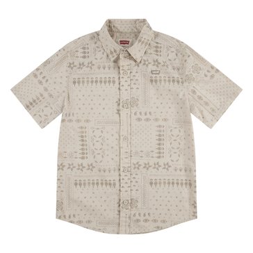 Levi's Big Boys' Bandana Print Woven Shirt