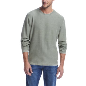 Weatherproof Men's Twill Stonewashed Sweater