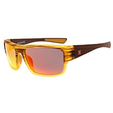 Hurley Men's Session Rectangle Wrap Sunglasses