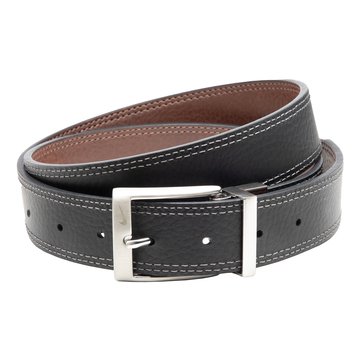 Nike Men's Double Row Stitched Reversible Belt