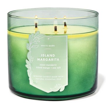 Bath & Body Works White Barn Island Margarita 3-Wick Candle