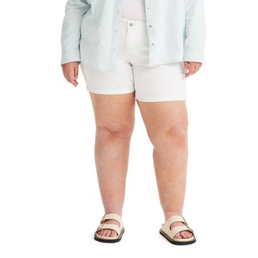 Levi's Women's Mid Length Shorts (Plus Size)