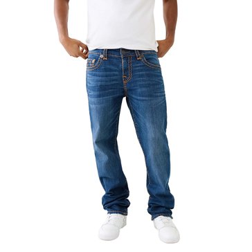 True Religion Men's Ricky Super Thread No Flap Jeans