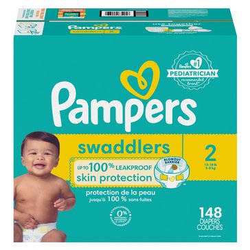 Pampers Swaddlers Diapers - Enormous Pack, 148-Count