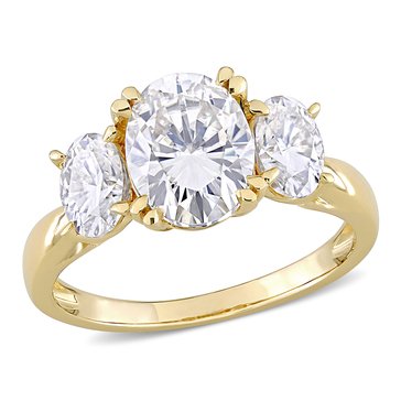 Sofia B. 3 cttw Moissanite 3-Stone Engagement Ring