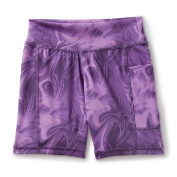 3 Paces Big Girls' Randi Printed Bike Shorts