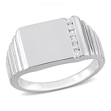 Sofia B. Men's 1/10 cttw Diamond Ring