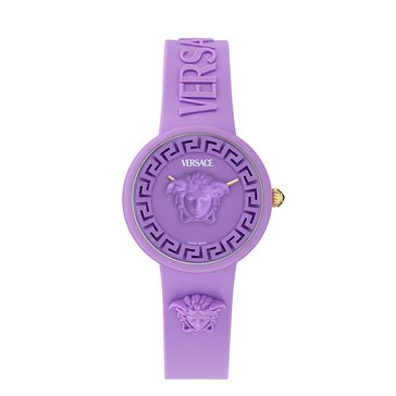 Versace Women's Medusa Pop Matte Dial Silicone Strap Watch