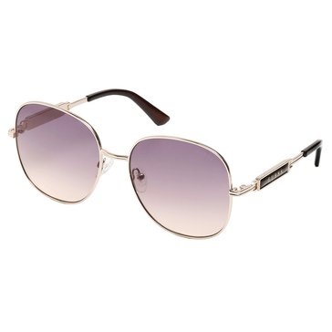 Guess Factory Women's Metal Round Sunglasses