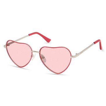Guess Factory Girls' Heart Sunglasses