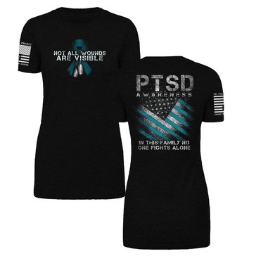 Til Valhalla Project Women's PTSD Awareness T-Shirt