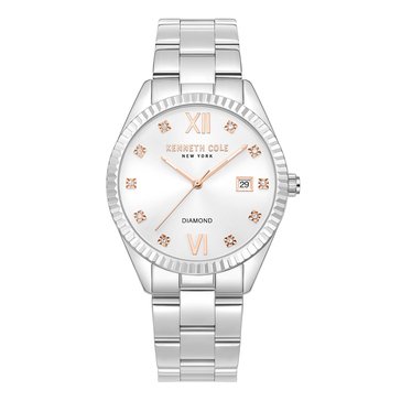 Kenneth Cole Women's Diamond Dial Slim Bracelet Watch