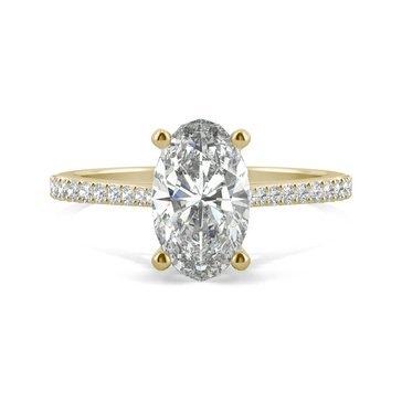 Charles and Colvard Forever Bright 2 1/2 cttw Moissanite Engagement Ring