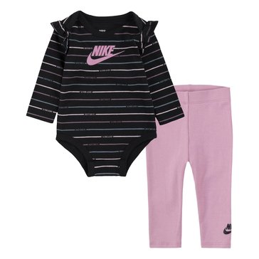 Nike Baby Girls' Just Do It Bodysuit Legging Set