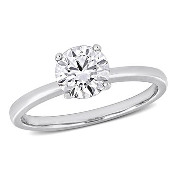 Created Forever 1 cttw Lab Grown Diamond Solitaire Engagement Ring