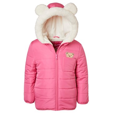 Wippette Infant Girls' Bear Puffer Jacket