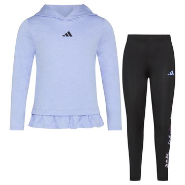 Adidas Little Girls' Hooded Legging Sets