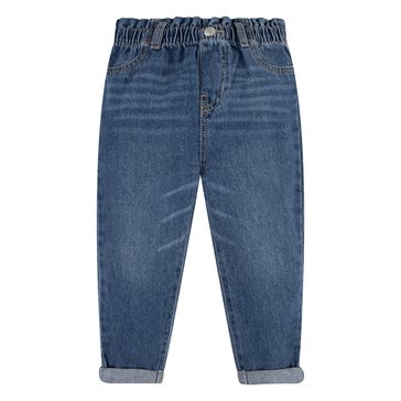 Levi Baby Girls' Loose Paperbag Jeans