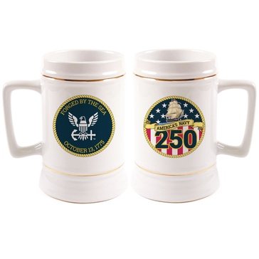 Navy Pride USN 250Th Ceramic Stein