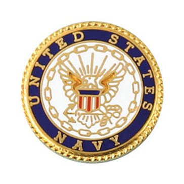 Mitchell Proffitt US Navy Round Lapel Pin
