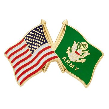 Mitchell Proffitt USA/US Army Crossed Flag Lapel Pin