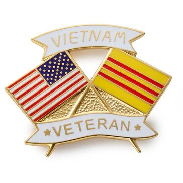 Mitchell Proffitt Vietnam USA Flag Lapel Pin