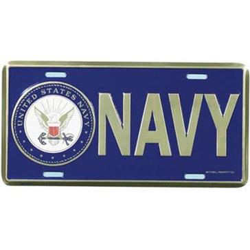 Mitchell Proffitt USN with Insignia License Plate