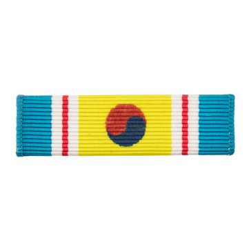 Ribbon Unit with Palm Attachment Republic of Korean War