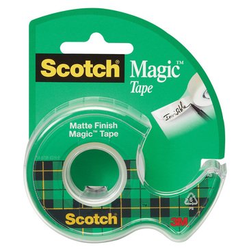 3M Scotch Magic Single Sided Tape, 3/4