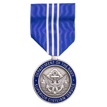 Medal Large Navy Superior Civilian Service