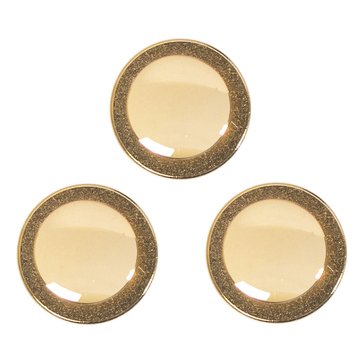 Shirt Studs Gold Plated SET of 3