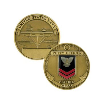 Challenge Coin USN Petty Officer 2 Coin