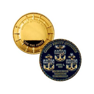 Challenge Coin Chief Petty Officer Coin