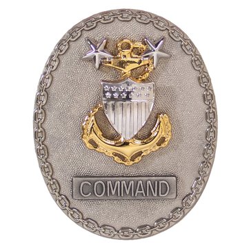 USCG ID Badge Large Command E9 EM Advisor 
