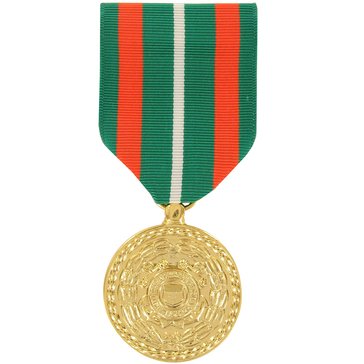 Medal Large Anodized USCG Achievement