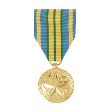 Medal Large Anodized Outstanding Volunteer Service