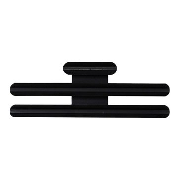 7 Ribbon Mounting Bar Holder BLACK METAL 1/8