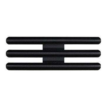 9 Ribbon Mounting Bar Holder BLACK METAL 1/8