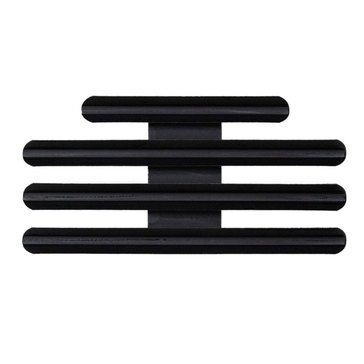 11 Ribbon Mounting Bar Holder BLACK METAL 1/8
