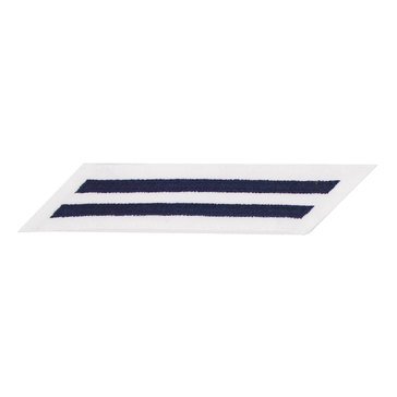 Women's ENLISTED Service Stripe Set-2 on Blue on White CNT