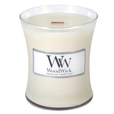 Woodwick Vanilla Bean 10oz Medium Candle Jar