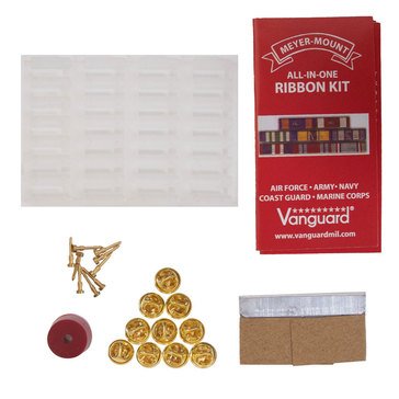 32 Ribbon MEGAMOUNT Mounting Bar Kit CLEAR Plastic with 1/8