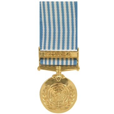 Medal Miniature Anodized United Nations Service