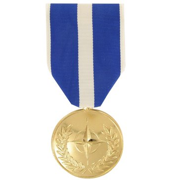 Medal Large Anodized NATO Kosovo