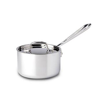 All Clad D3 Stainless 1.5-Quart Sauce Pan with Lid