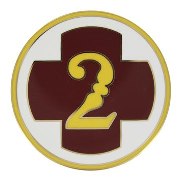 Army ID Badge Combat Service 2nd Medical Brigade
