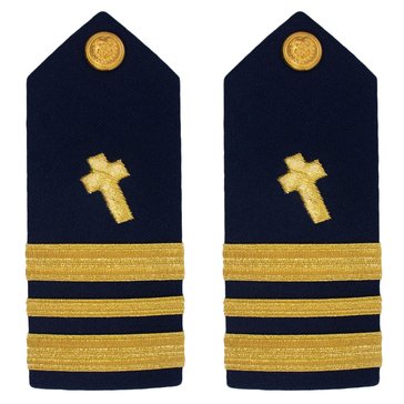 USCG Men's Hard Boards Christian Chaplain LT